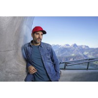 Бейсболка "RAY-S", 5 клиньев, застежка на липучке, белый, 100 % полиэстер, 166 г/м2