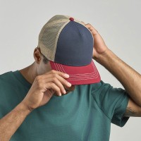 Бейсболка "RAPPER CANVAS-S", 5 клиньев, оливковый/хаки, пластиковая.застёж, 100% полиэстер, 270 г/м2