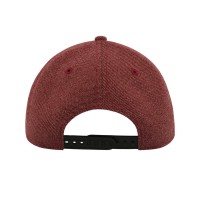 Бейсболка "LOOP",6 клиньев, пластиковая застежка,бордовый, 75% п/э, 22% хлопок, 3% эластан, 280 г/м2