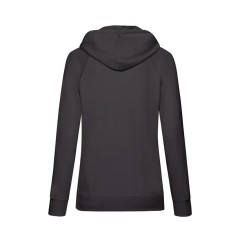 Толстовка женская "LIGHTWEIGHT", черный_S, 80% хлопок, 20% полиэстер, 240 г/м2