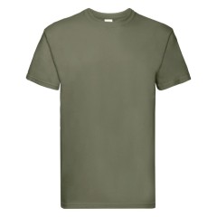 Футболка мужская "Super Premium T", оливковый_2XL, 100% х/б, 205 г/м2