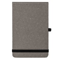 Блокнот MEMO, размер 90х140 мм, серый, блок в клетку