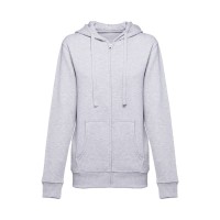 Толстовка женская с капюшоном AMSTERDAM WOMEN, серый меланж, M, 50% хлопок, 50% полиэстер, 320 г/м2