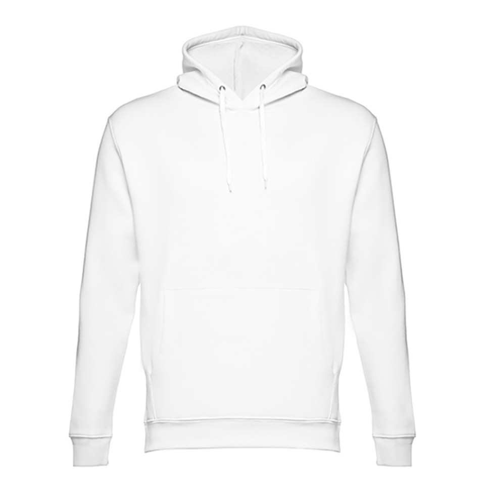 Толстовка мужская с капюшоном PHOENIX, белый, 2XL, 50% хлопок, 50% полиэстер, плотность 320 г/м2