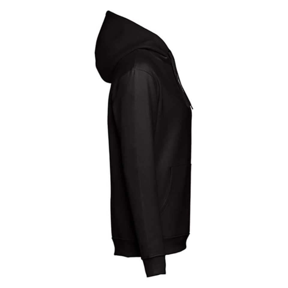 Толстовка мужская с капюшоном PHOENIX, черный, 2XL, 50% хлопок, 50 полиэстер, плотность 320 г/м2