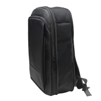 Расширяющийся  водостойкий рюкзак "Slim", чёрный, 45х30х6 см, ткань верха: 100% полиэстер 1680 D