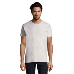 Футболка мужская IMPERIAL, светло-серый меланж, 2XL, 100% хлопок, 190 г/м2