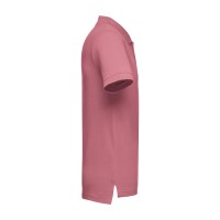 Рубашка-поло мужская ADAM, тёмно-розовый, 3XL, 100% хлопок, плотность 195 г/м2