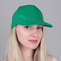 Бейсболка "Premium S", 5 клиньев, металлическая застежка, белый, 100% хлопок,плотность 350 г/м2