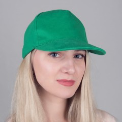 Бейсболка "Premium S", 5 клиньев, металлическая застежка, белый, 100% хлопок,плотность 350 г/м2