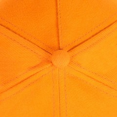 Бейсболка "Premium S", 5 клиньев, металлическая застежка,оранжевый,100% хлопок,плотность 350 г/м2