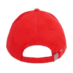 Бейсболка "Optima S", 5 клиньев, металлическая застежка, красный, 100% хлопок, плотность 175 г/м2