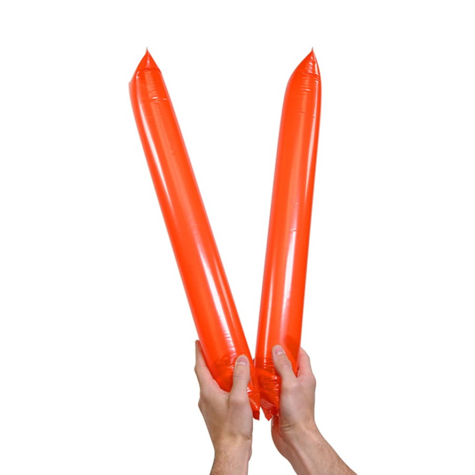 Палки-стучалки  "Оле-Оле" STICK, полиэтилен, 60*10 см, красный