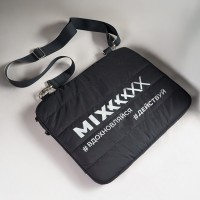 Конференц сумка "MIX", чёрный, 38 х 30 х 1,5 см, 100% нейлон