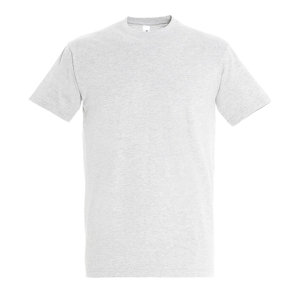 Футболка мужская IMPERIAL, светло-серый меланж, 5XL, 100% хлопок, 190г/м2