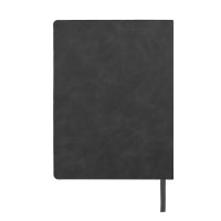 Ежедневник недатированный Solas, формат А5, с магнитом темно-серый, кремовый блок в линейку