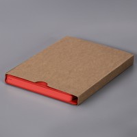 Ежедневник недатированный Solas, формат А5, с магнитом, красный, кремовый блок  в линейку