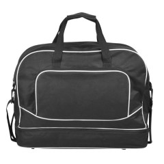 Сумка  "Рекорд" с отделением для обуви, чёрный, 51х43х20, Полиэстер 600D, шелкография