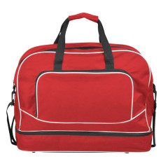 Сумка  "Рекорд" с отделением для обуви, красный, 51х43х20, Полиэстер 600D, шелкография