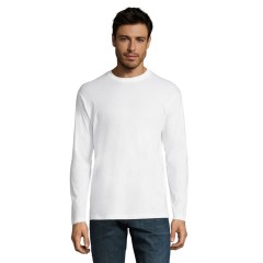 Футболка мужская с длинным рукавом MONARCH, белый, 2XL, 100% хлопок, 150 г/м2