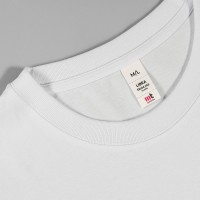 Футболка мужская оверсайз LIBRA, белый, M/L, 100% хлопок, 220 г/м2