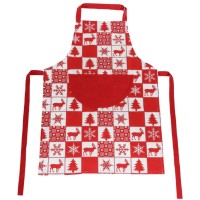Подарочный набор  для кухни  "Новогодний",хлопок 100%, фартук и прихватки