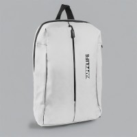Рюкзак водостойкий "Go", белый, 41 х 29 х15,5 см, 100% полиуретан