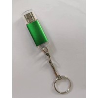 Брелок для флешки, серебристый, металл