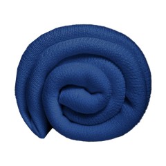 Плед  "Belt", синий, 130 х 180 см, 100% акрил, с поясом
