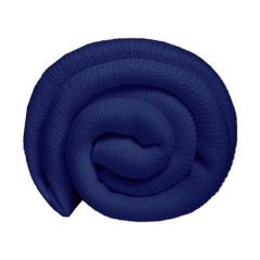 Плед  "Belt", т.синий, 130 х 180 см, 100% акрил, с поясом