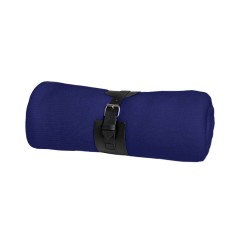Плед  "Belt", т.синий, 130 х 180 см, 100% акрил, с поясом