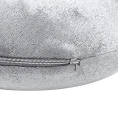 Подушка дорожная  "SOFT", memory foam, микрофибра,серый