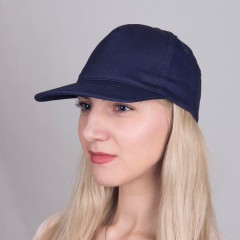 Бейсболка "Standard,", 5 клиньев, металлическая застежка, синий, 100% хлопок, плотность 175 г/м2