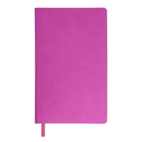 Ежедневник недатированный "FunkyPlan" розовый с  голубым  форзацем,  линейка