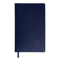 Ежедневник недатированный "FunkyPlan", 130*210 мм, темно-синий, серый форзац, в линейку
