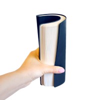 Ежедневник недатированный "FunkyPlan", 130*210 мм, темно-синий, серый форзац, в линейку