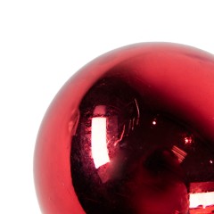 Шар новогодний Gloss, диаметр 8 см., пластик, красный