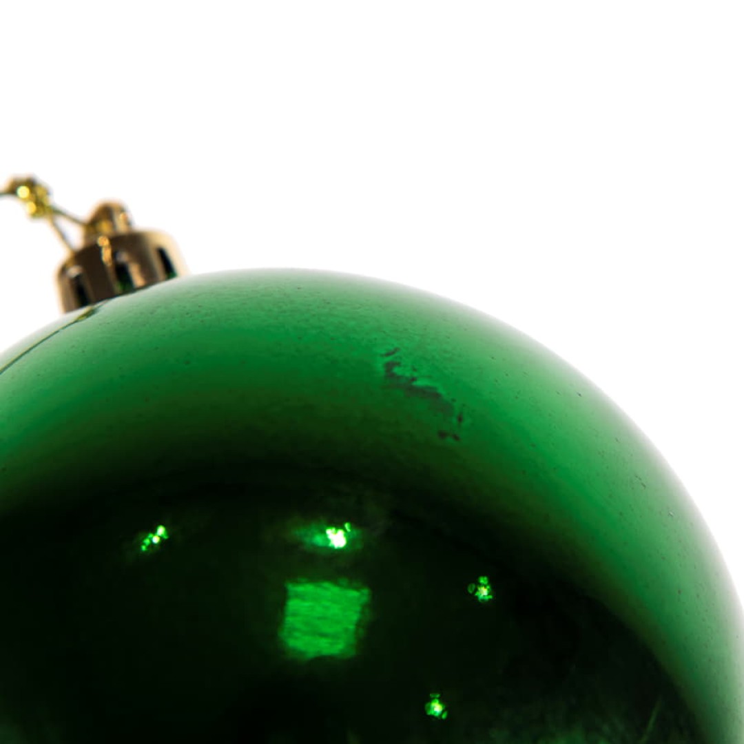 Шар новогодний Gloss, диаметр 8 см., пластик, красный