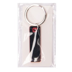 Брелок TONER STICK, 5,28 x 1.6 x 0,42 см, красный, металл/пластик