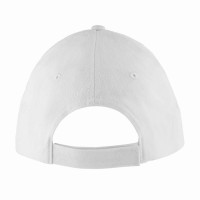 Бейсболка мужская "SOLAR", 6 клиньев, застежка на липучке, белый, 100% хлопок, 180 г/м2