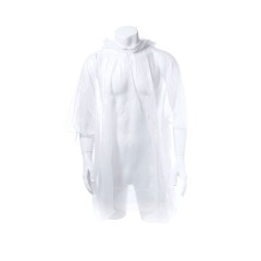 Дождевик DOMIN в чехле, черный, 9х11х5см, черный, полиэтилен, полиэстер