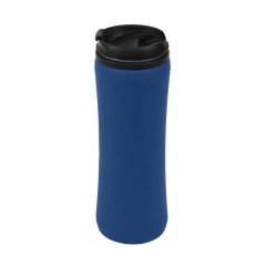 Набор подарочный COLD NIGHT: шарф и шапка, термокружка, синий