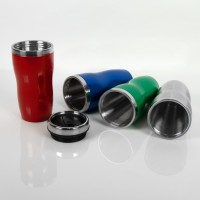 Термокружка  "Promo",  450 мл, зеленый, металл/пластик