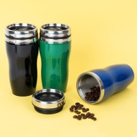 Термокружка  "Promo",  450 мл, зеленый, металл/пластик