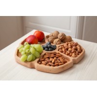 Менажница цветок, 23см, бук