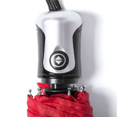 Зонт складной ALEXON, автомат, темно-синий, 100% полиэстер 190T