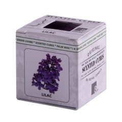 Аромакубики СИРЕНЬ (8шт), 3,4х3,4х3,4см, пальмовый воск