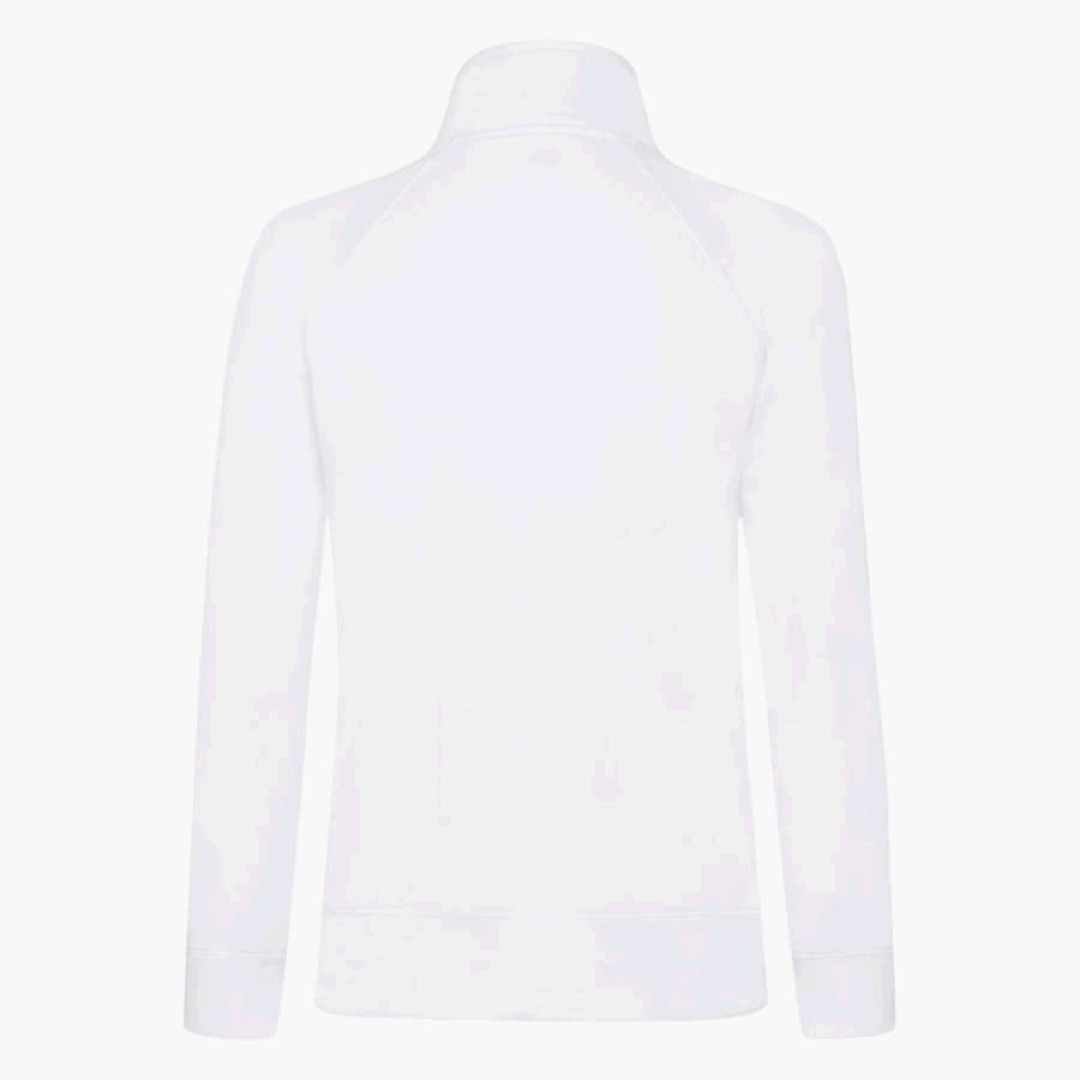 Толстовка "Lady-Fit Sweat Jacket", белый_XS, 75% х/б, 25% п/э, 280 г/м2