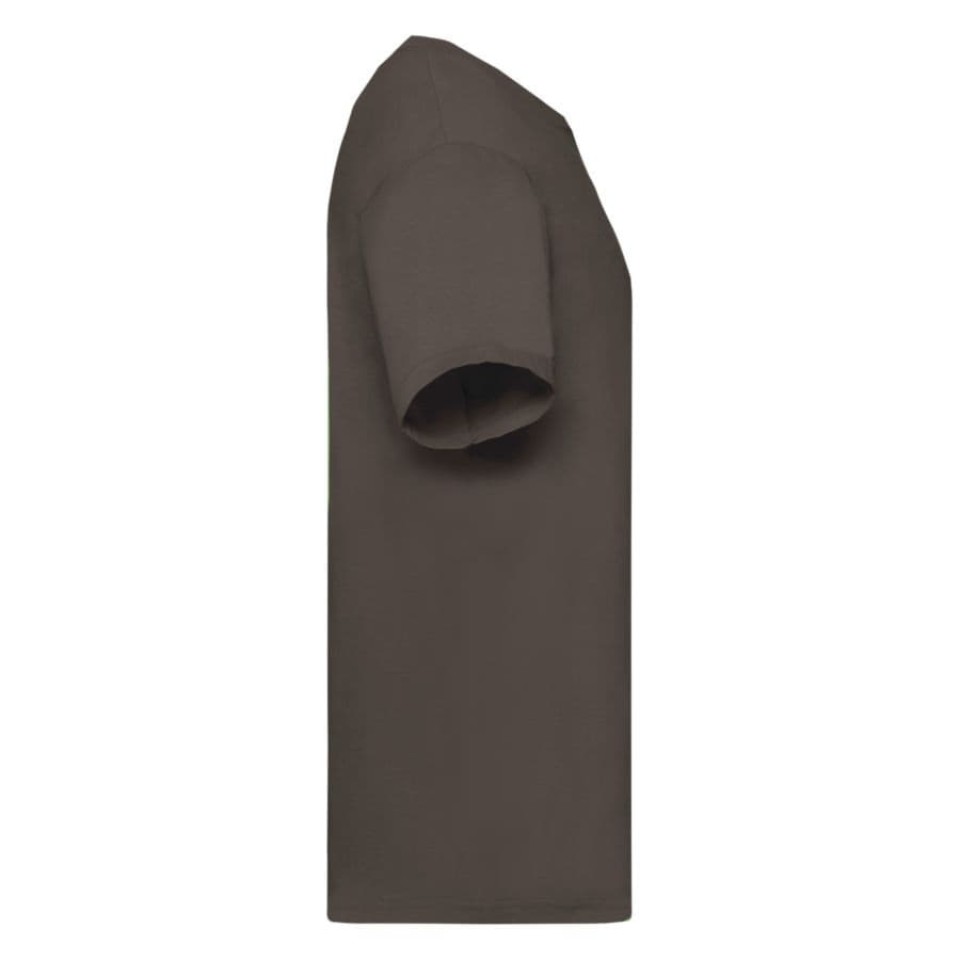 Футболка мужская VALUEWEIGHT T 165, шоколадный_3XL, 100% хлопок