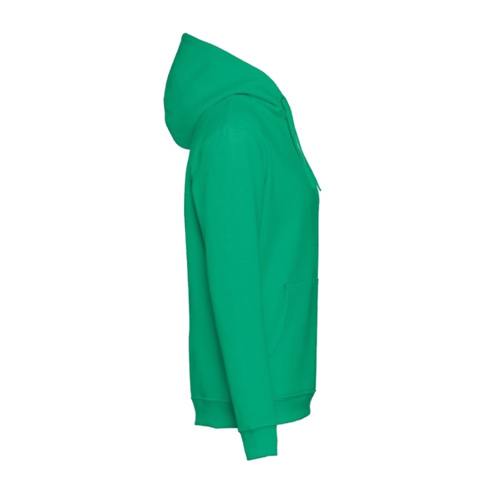 Толстовка мужская с капюшоном PHOENIX, зелёный, XS, 50% хлопок, 50% полиэстер, плотность 320 г/м2